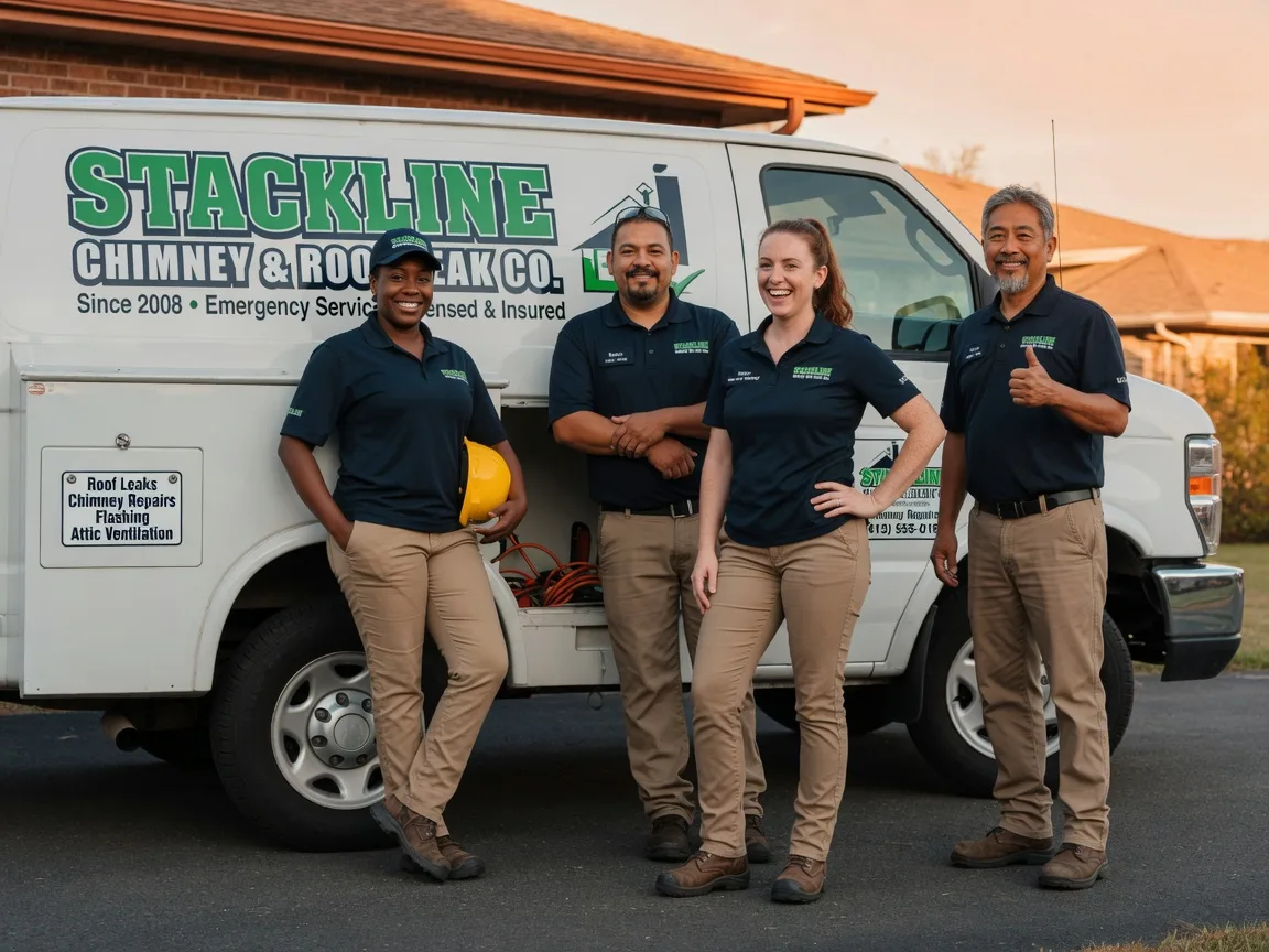 Chimney flashing repair company in Corapeake, NC